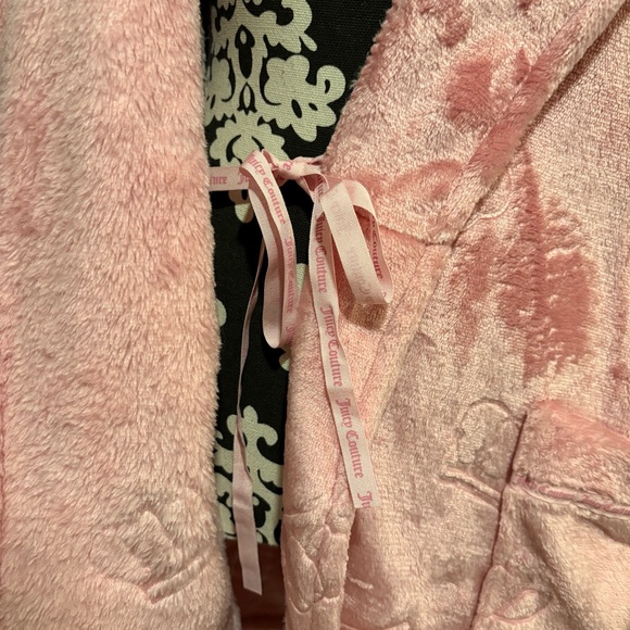 NEW Pink Juicy Couture Logo Pink Robe NWOT Velour Large/X-large XL - Picture 9 of 13